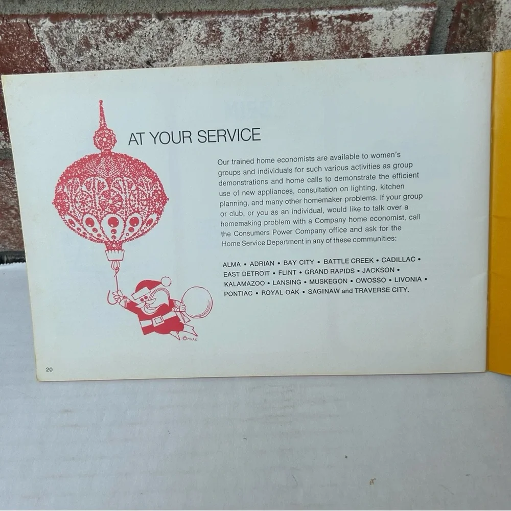 3/$12! Christmas Recipes Consumers Power Vintage Booklet 1970 Holidays Home
